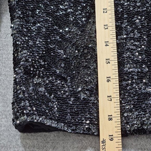 Jacket Women 40 S/M Black VTG 60s Sequins British Crown Colony of Hong Kong Art - Picture 8 of 16